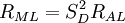 R_{ML} = S^2_DR_{AL}